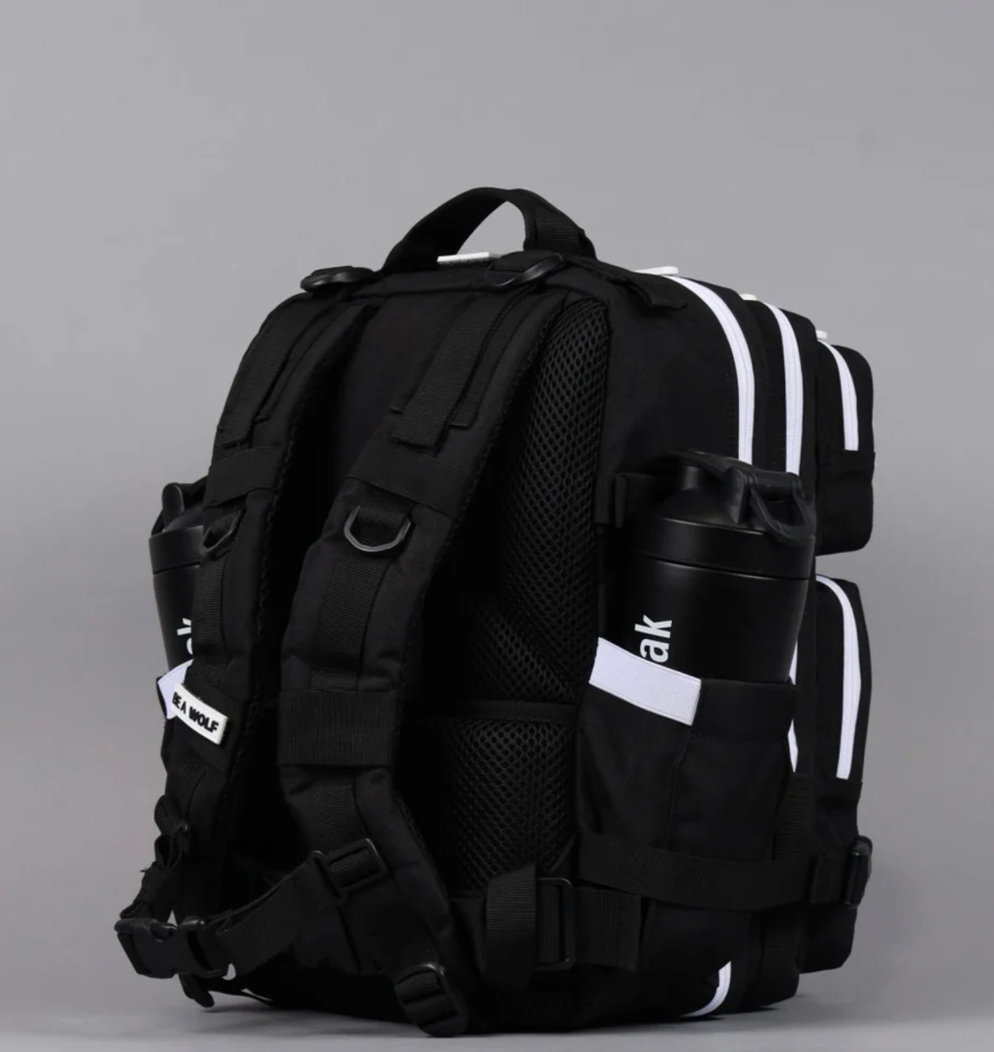 25L Backpack Alpha Black with White Accents
