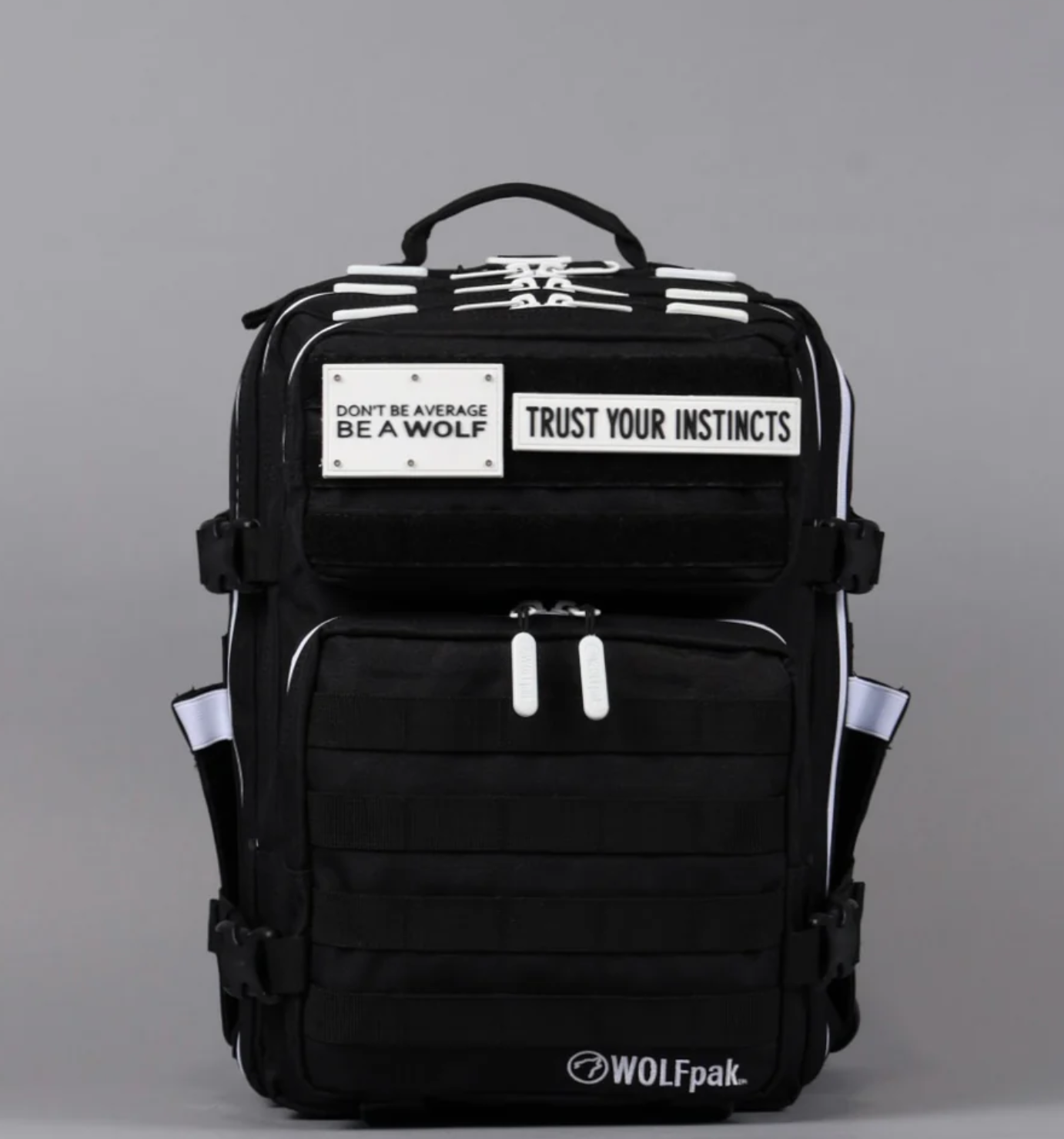 25L Backpack Alpha Black with White Accents